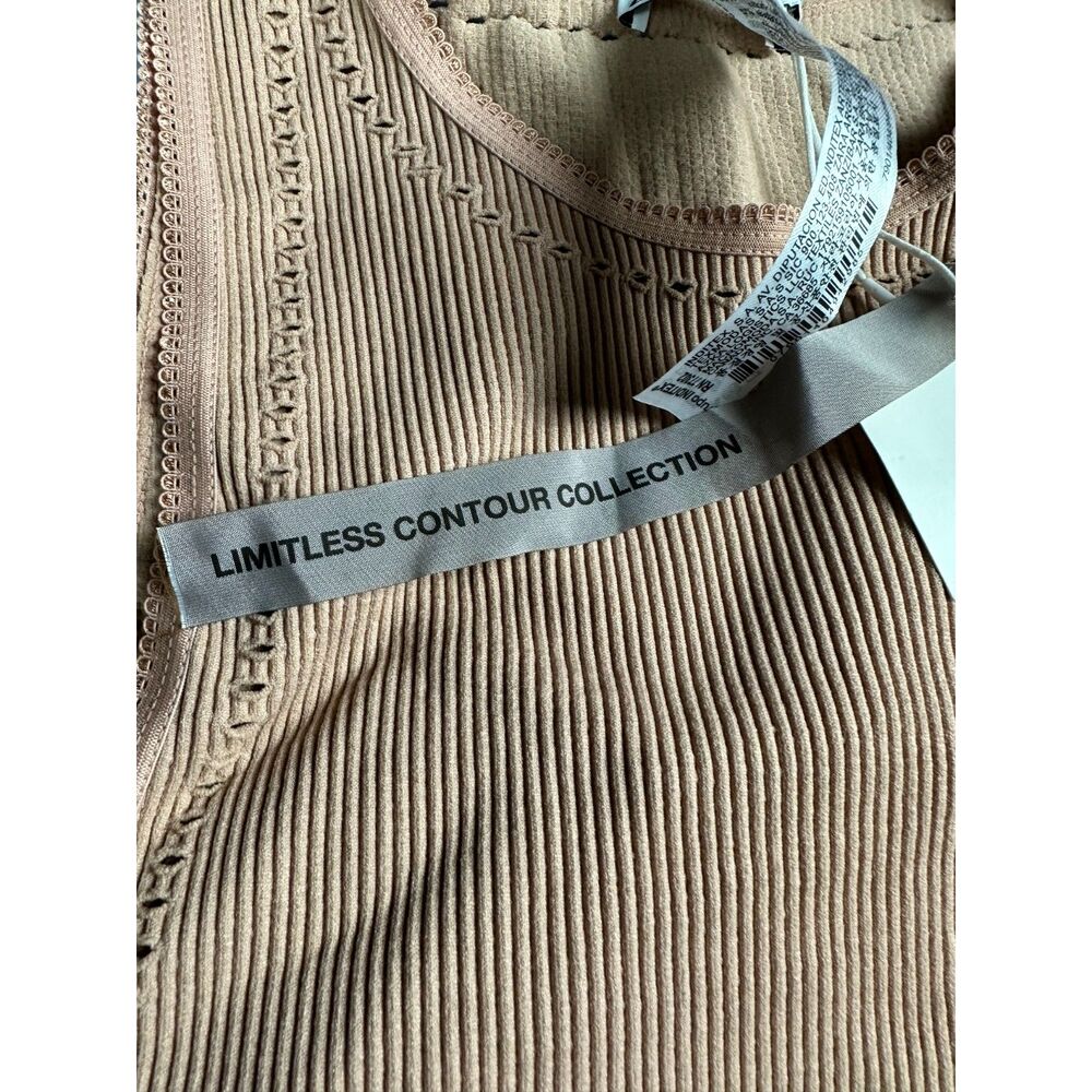 NWT ZARA Contour Collection Seamless Openwork Mini Dress Nude Sz M-L bloggers - Picture 6 of 10